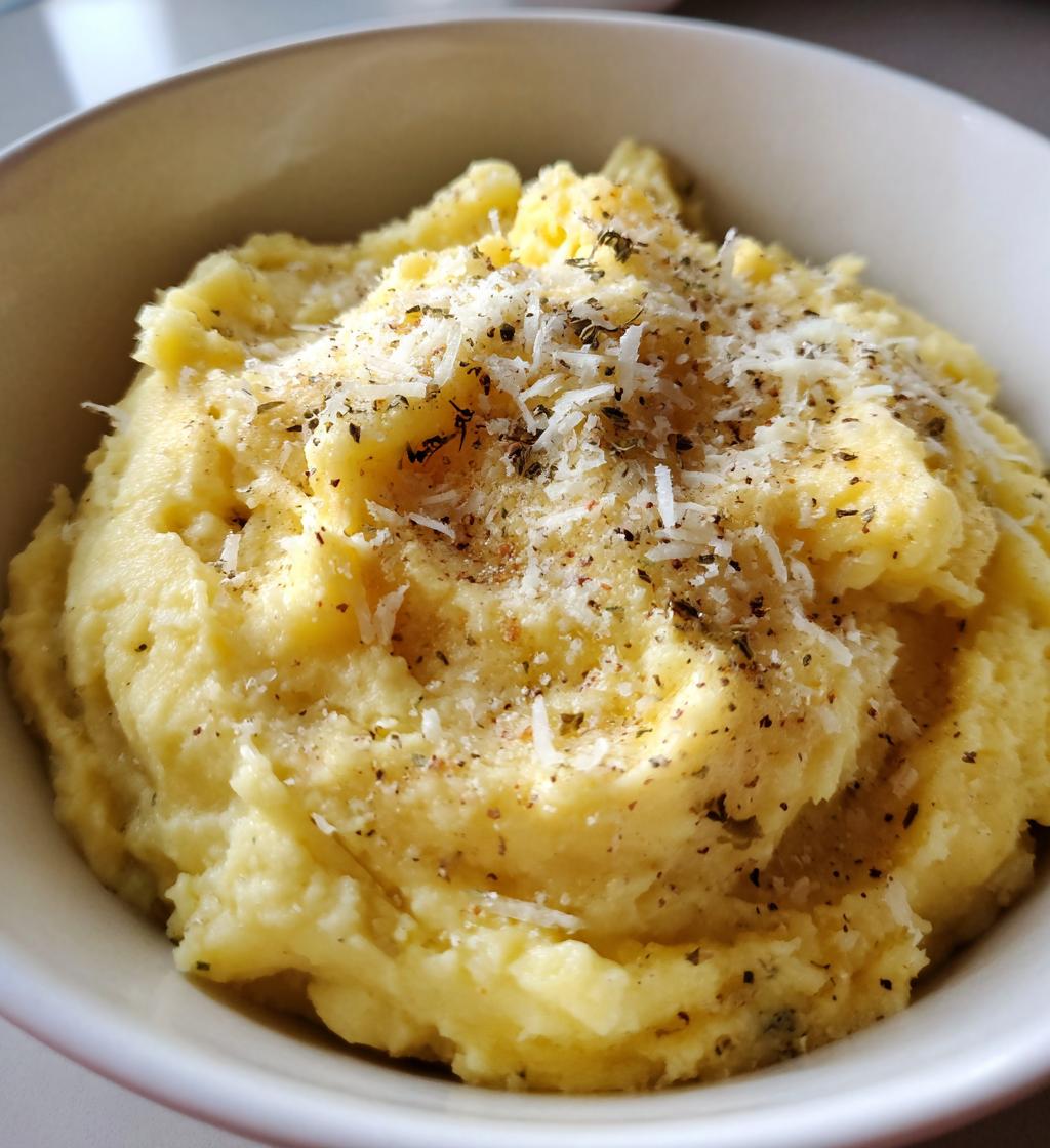 garlic parmesan mashed potatoes