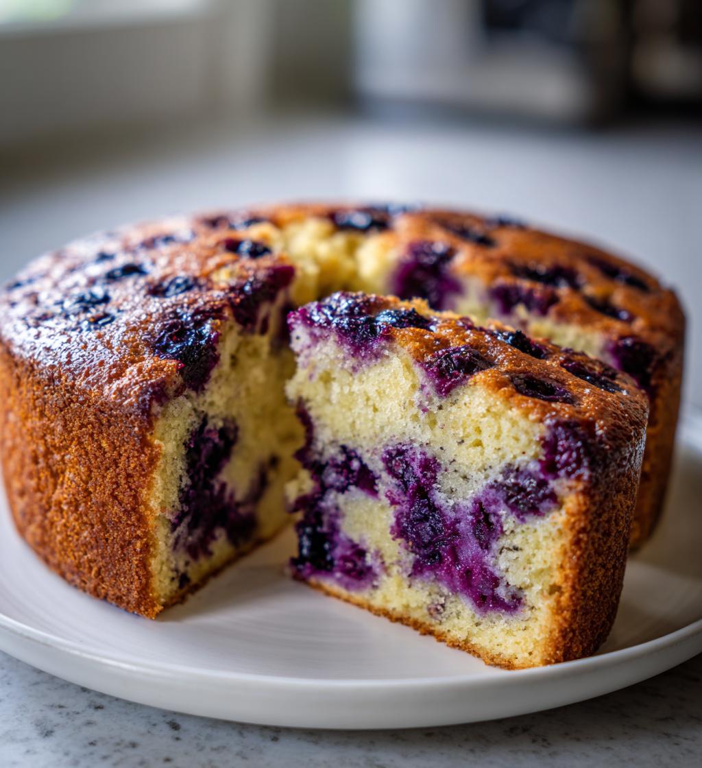 german blueberry cake