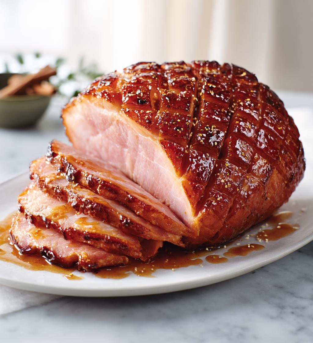 glazed ham