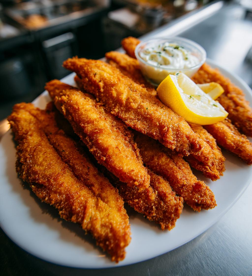 golden fried catfish