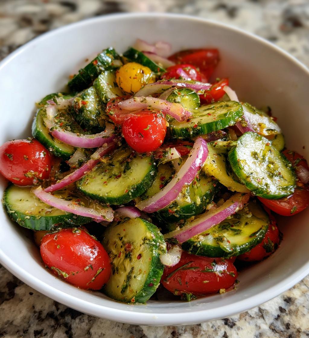 grandmas cucumber salad