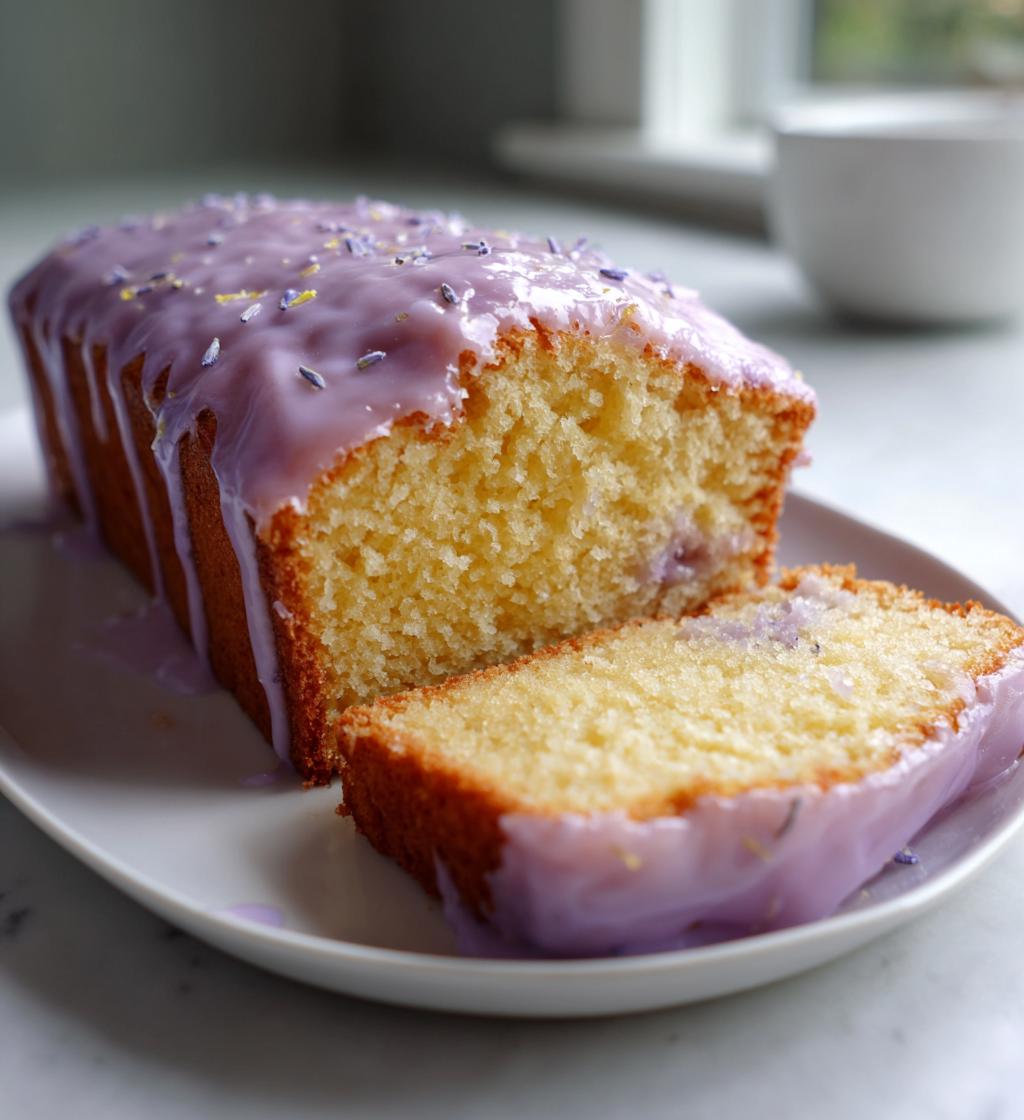 grey lavender cake with honey lemon glaze recipe