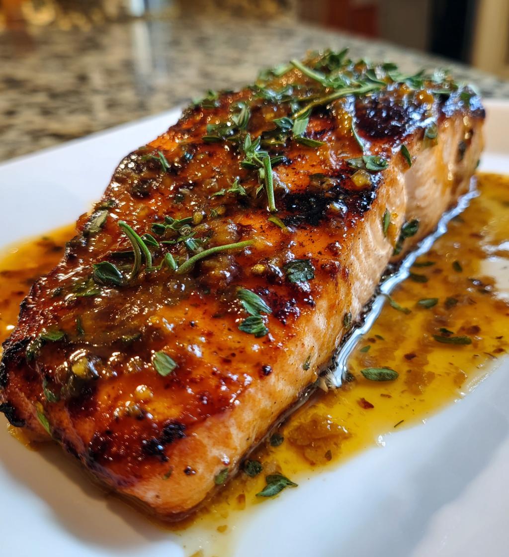 grilled salmon with dijon mustard sauce