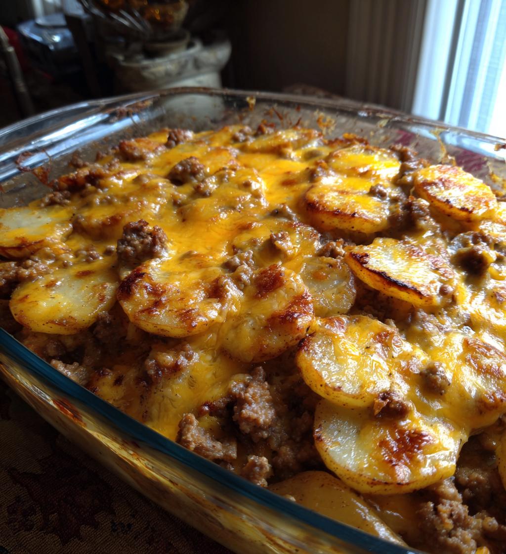 hamburger potato casserole 2