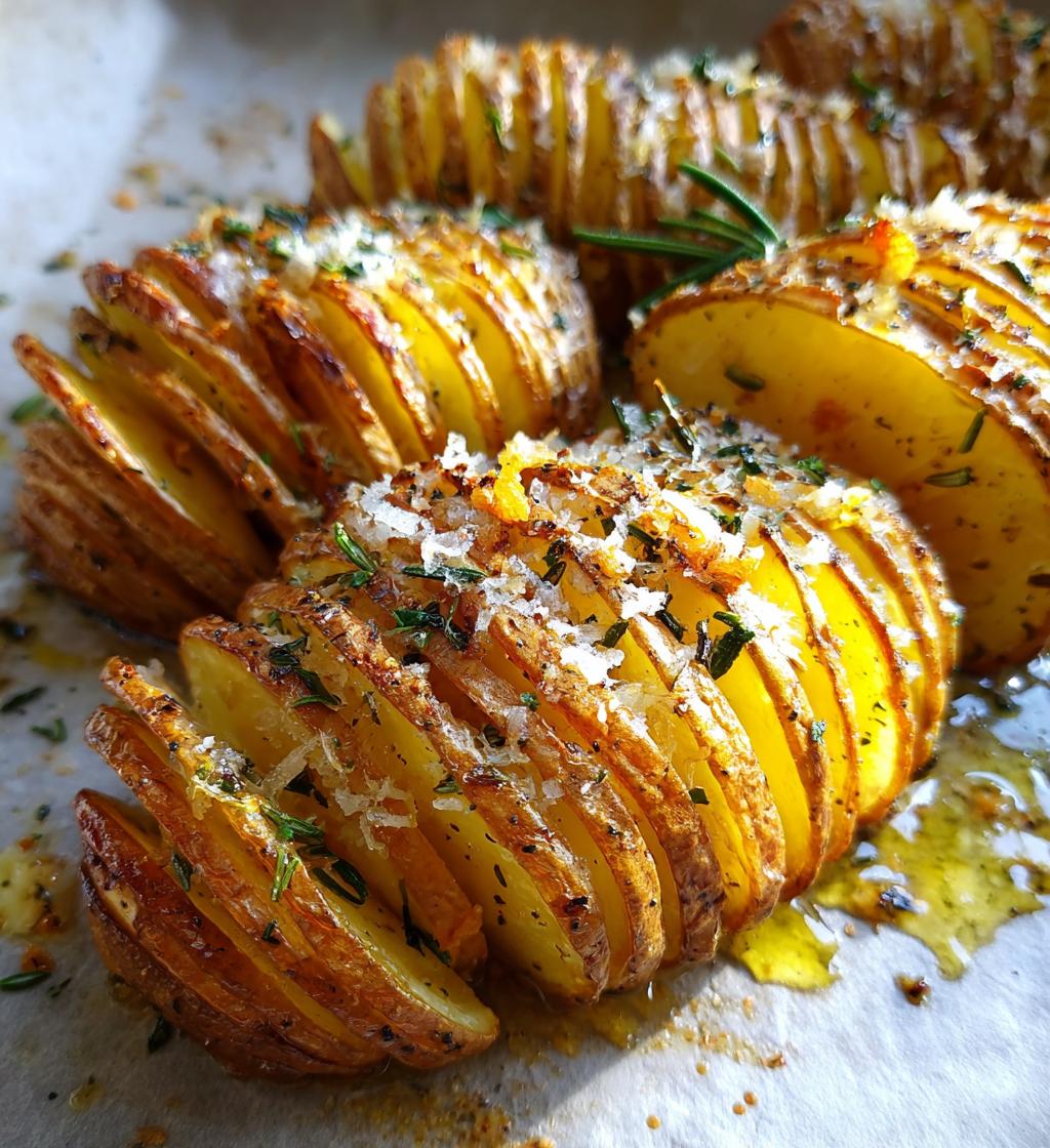 hasselback potatoes recipe