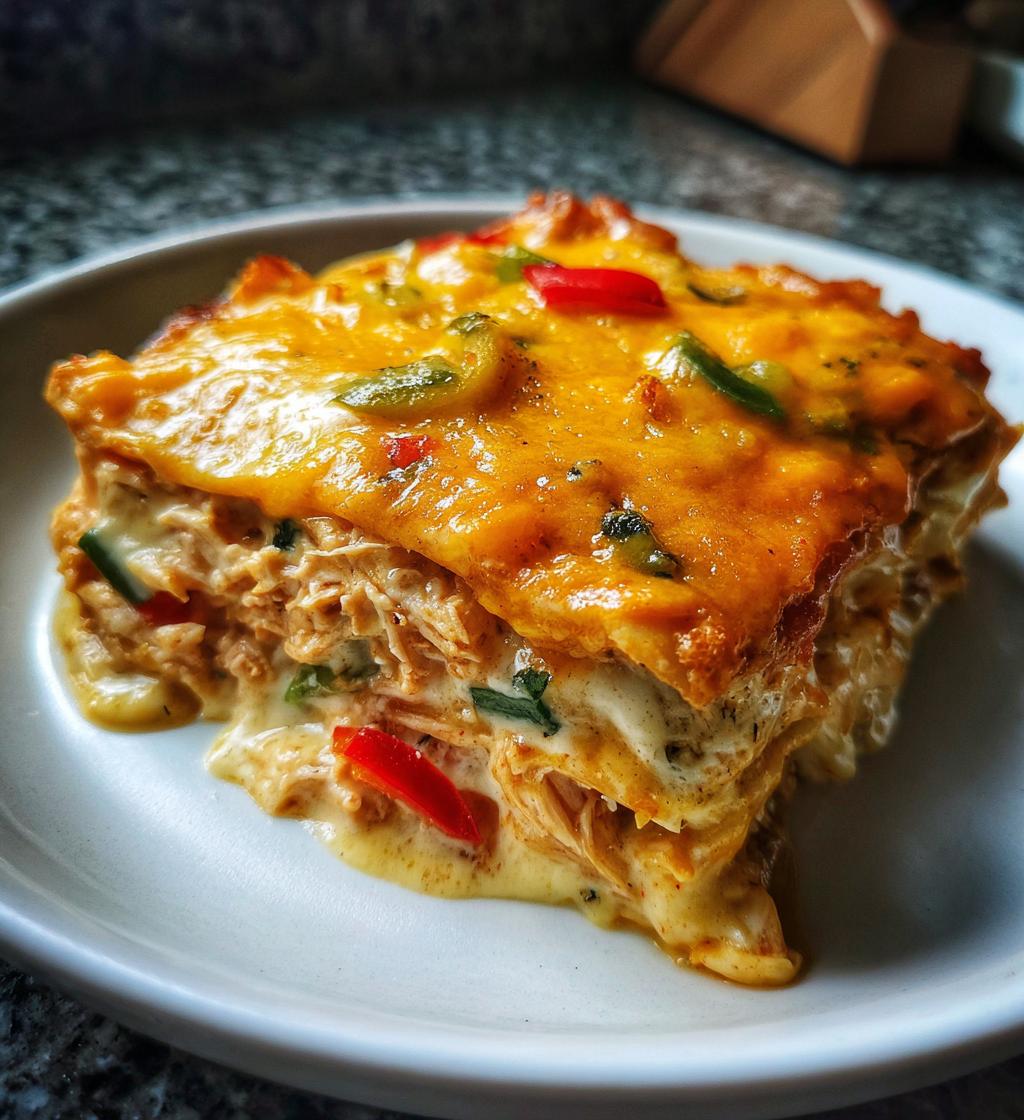 heavenly creamy chicken enchilada casserole