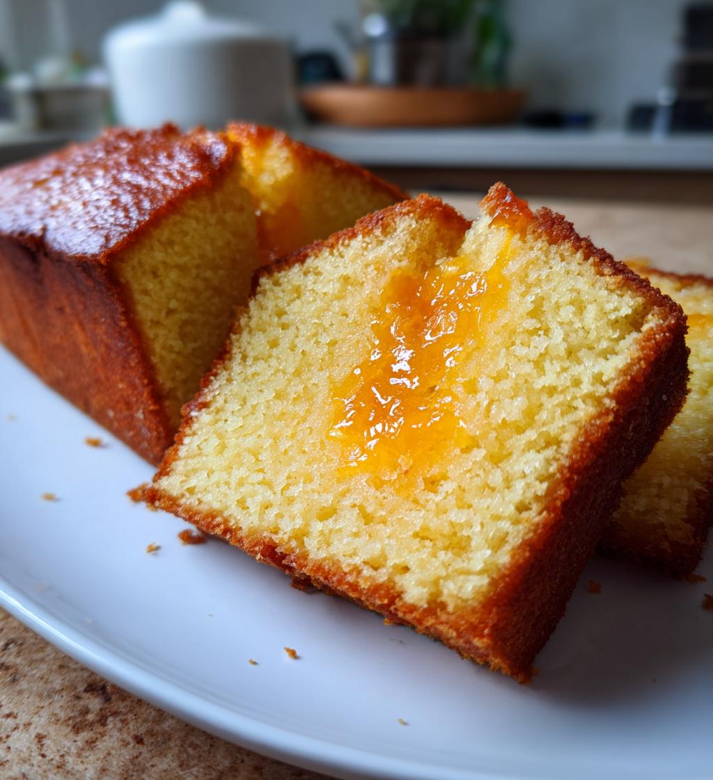 homemade apricot cake