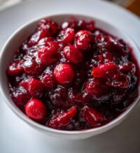 homemade cranberry sauce thanksgiving