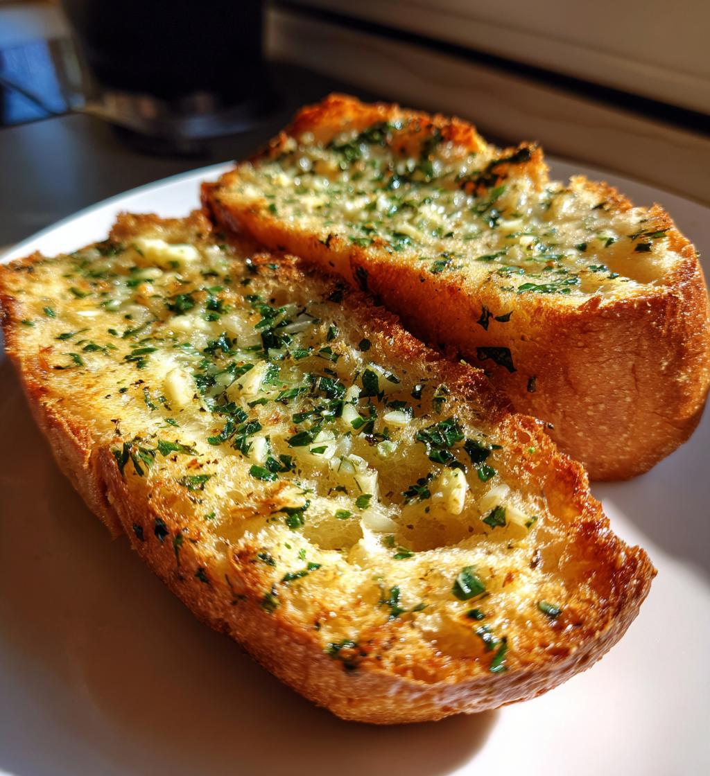 homemade garlic bread