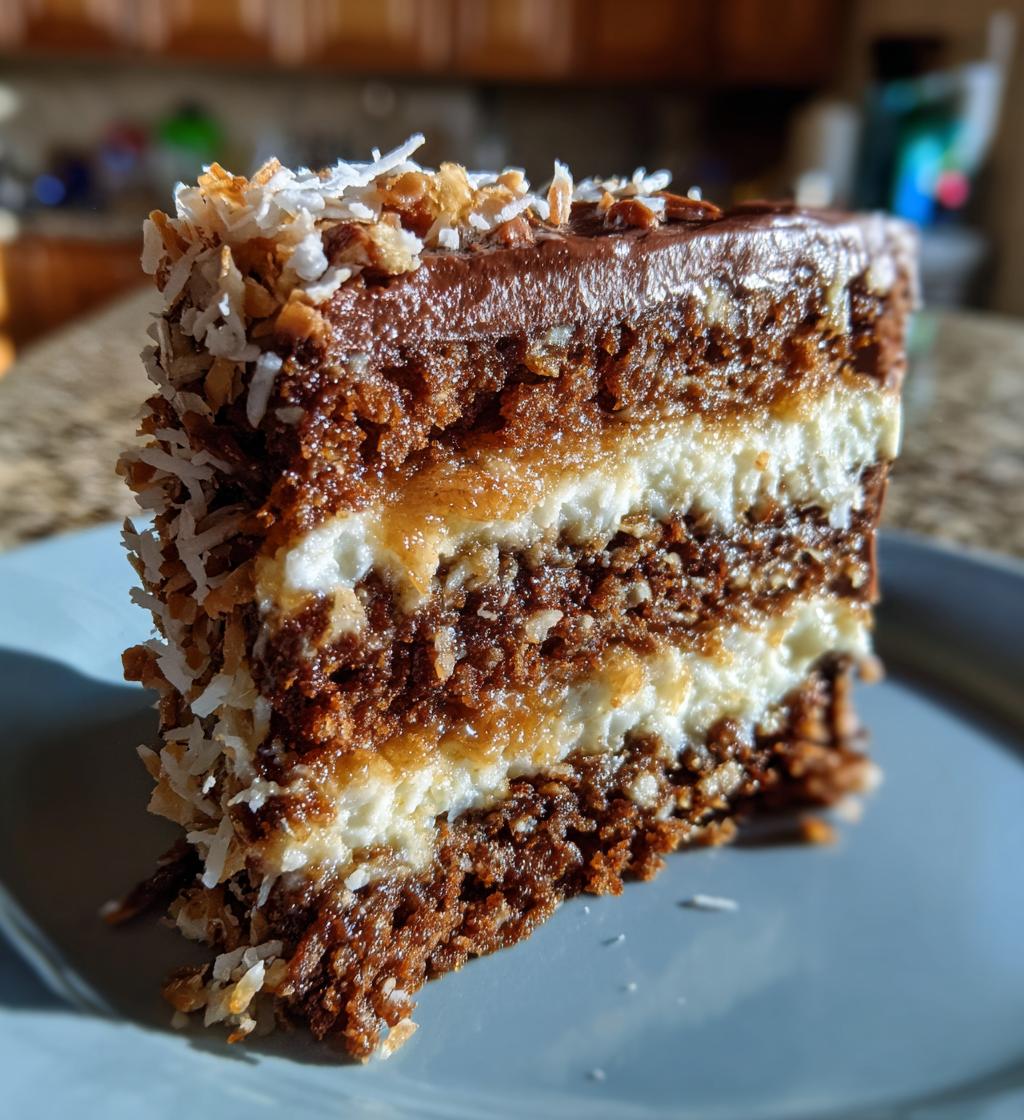 homemade german chocolate cake
