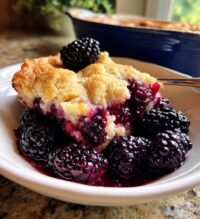 homemade kentucky blackberry cobbler
