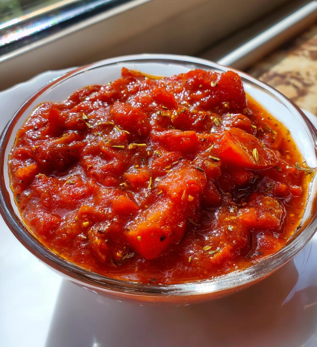 homemade marinara sauce
