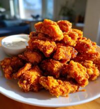 homemade popcorn chicken