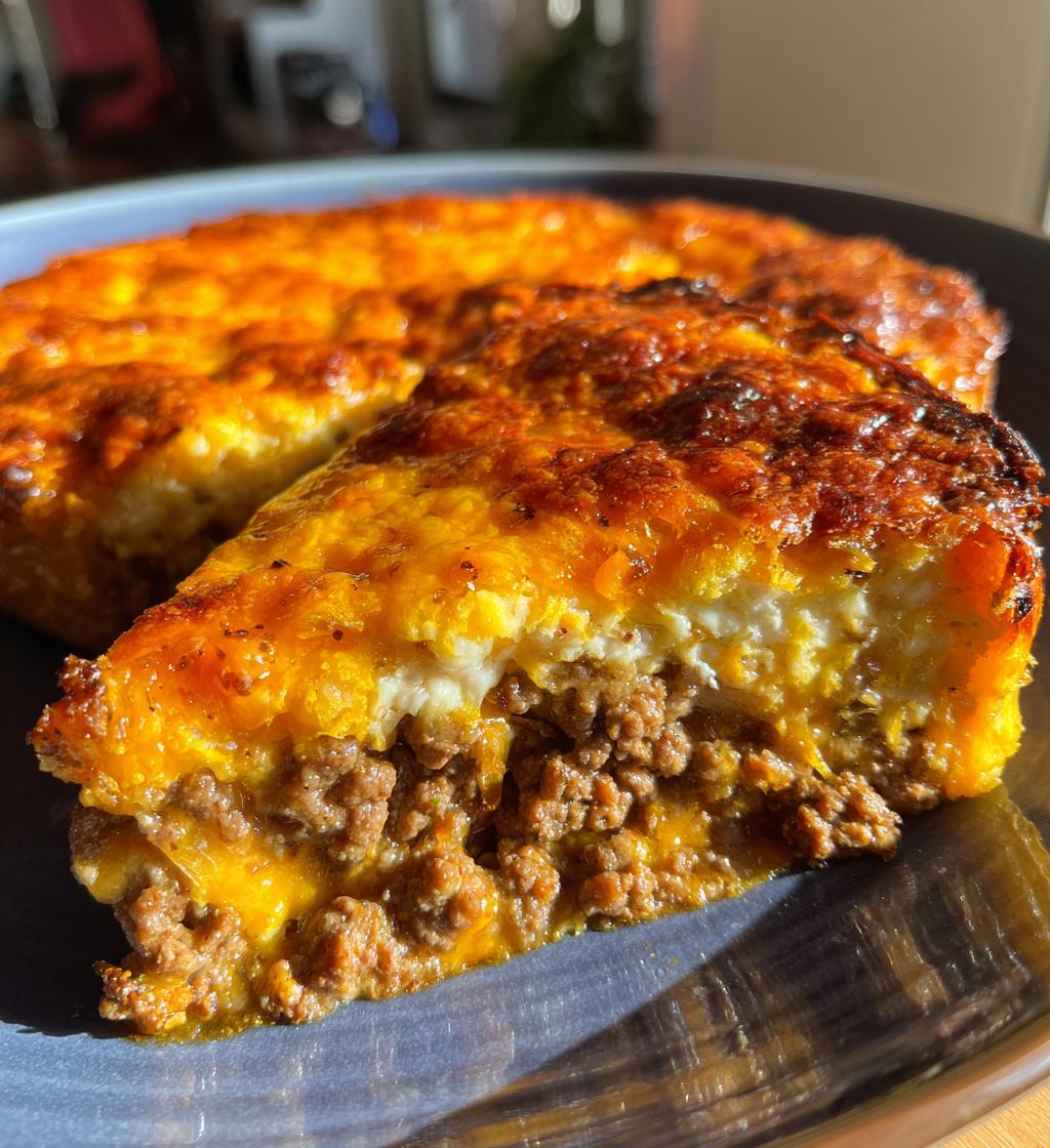 impossibly easy cheeseburger pie recipe