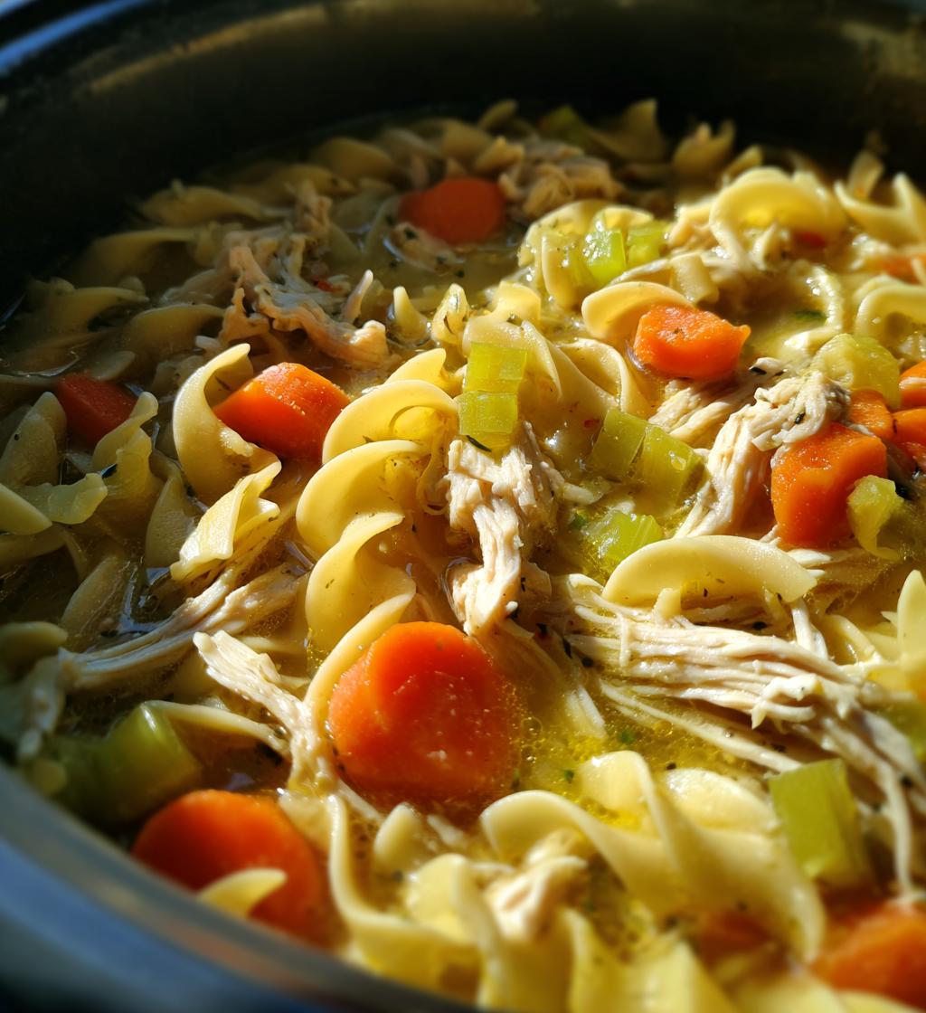 instant pot chicken noodles recipe
