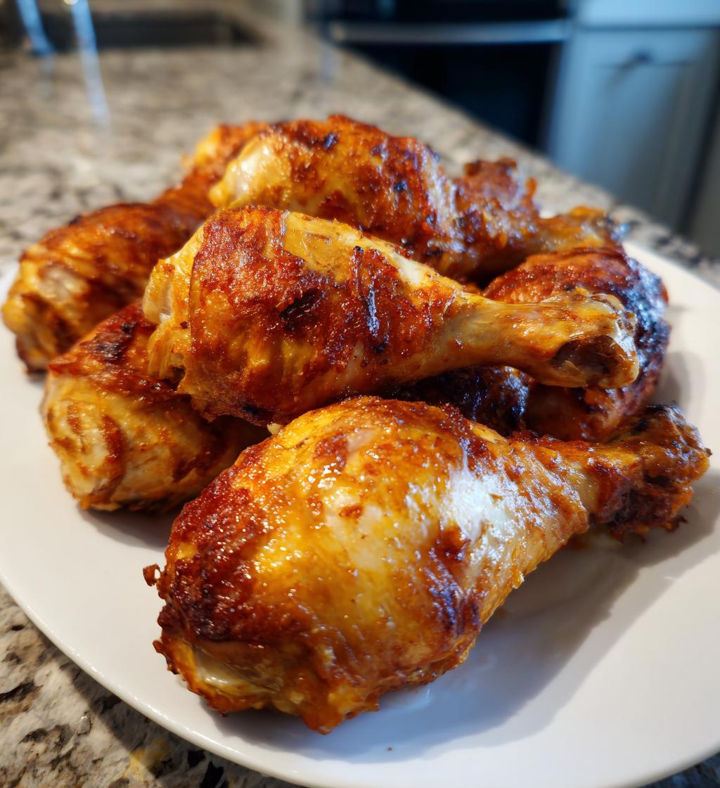 juicy baked chicken legs