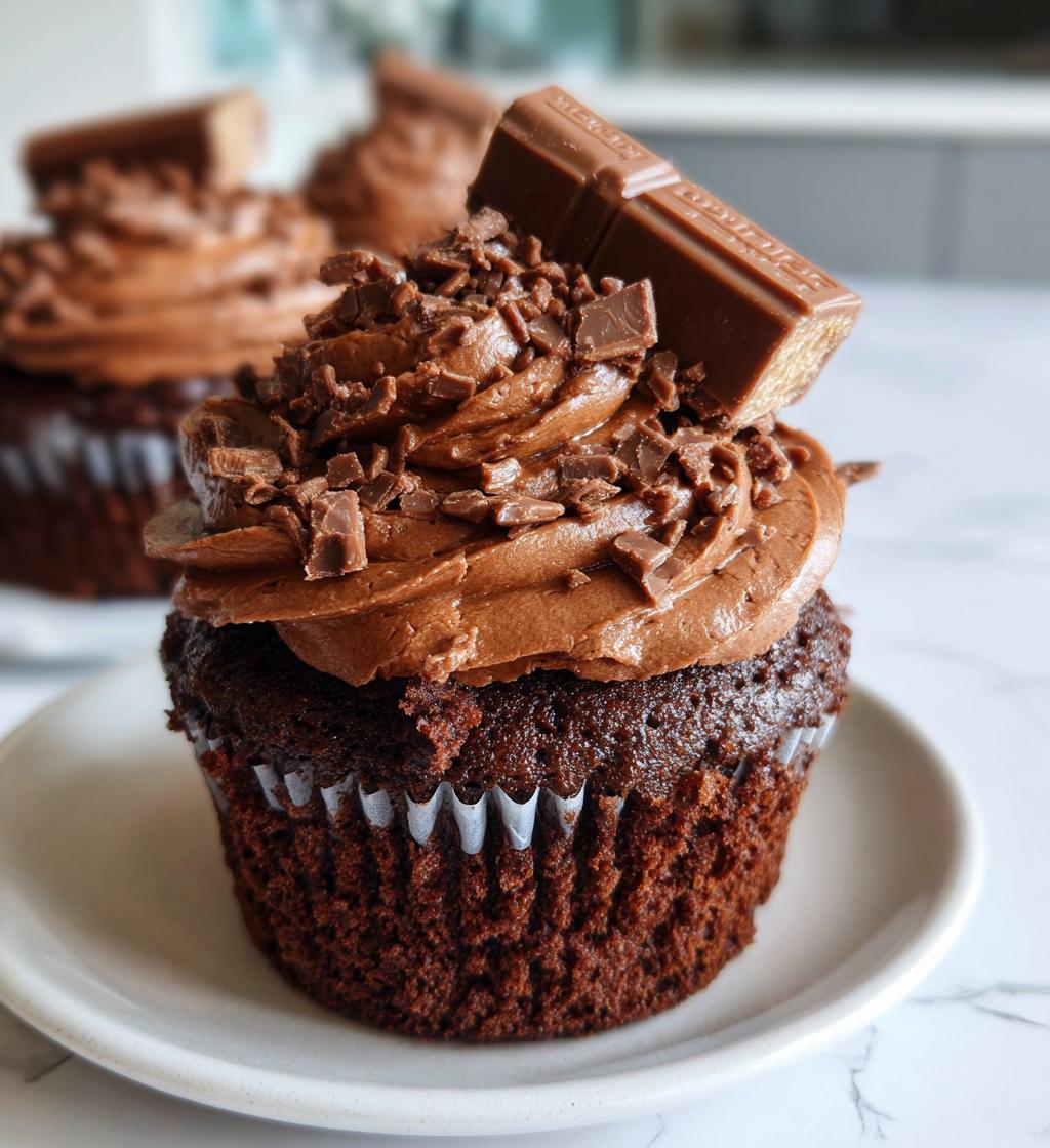 kinder bueno cupcakes - detail 1