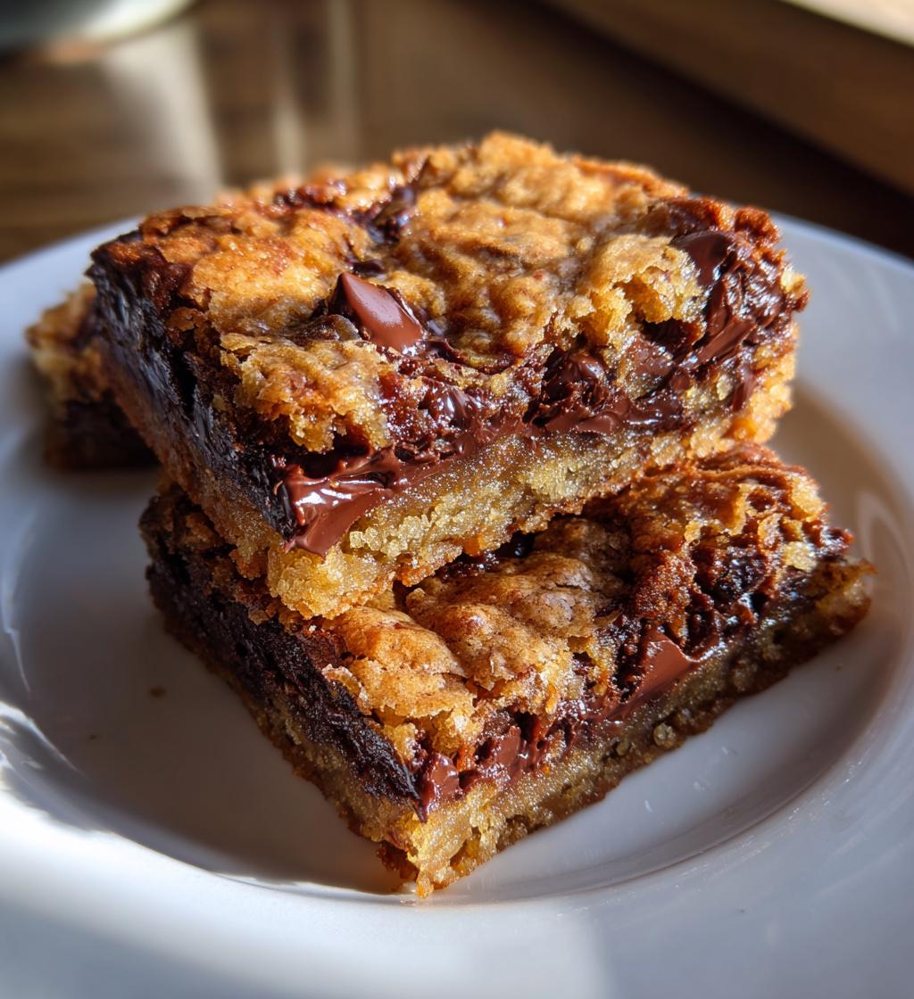 lazy chocolate chip cookie bars