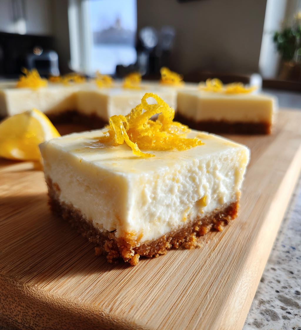 lemon cheesecake bars