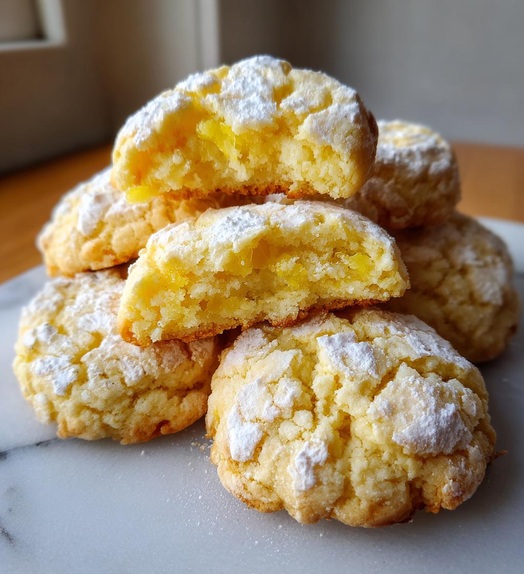 lemon gooey butter cookies 2