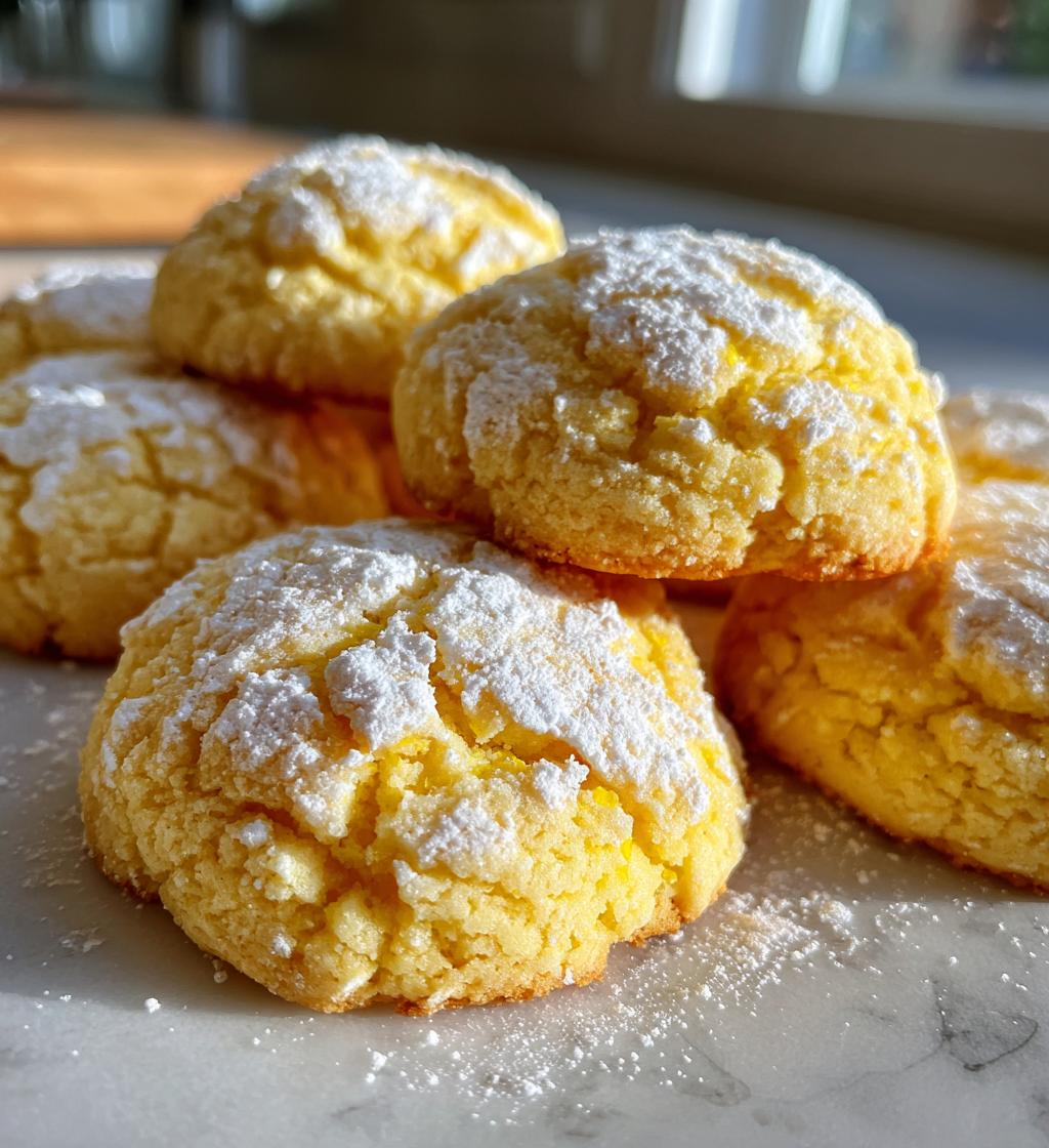 lemon gooey butter cookies