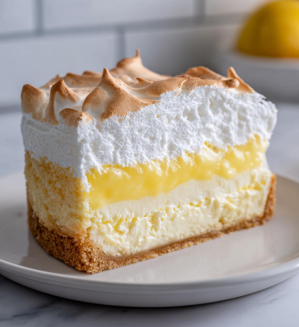 lemon meringue cheesecake