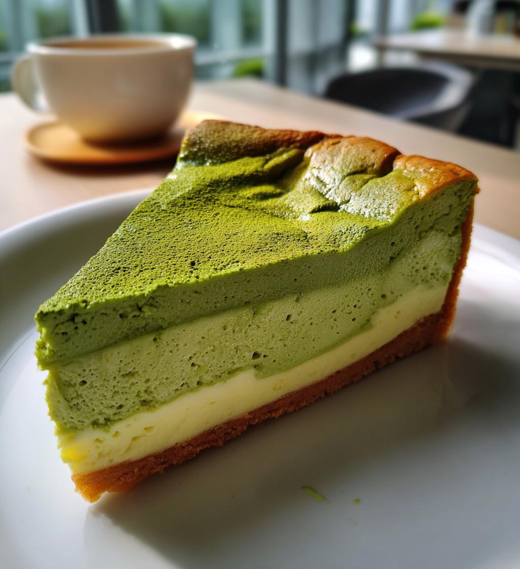 matcha green tea cheesecake
