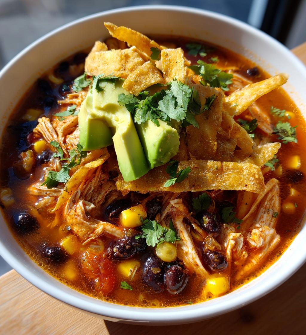 mexican chicken tortilla soup