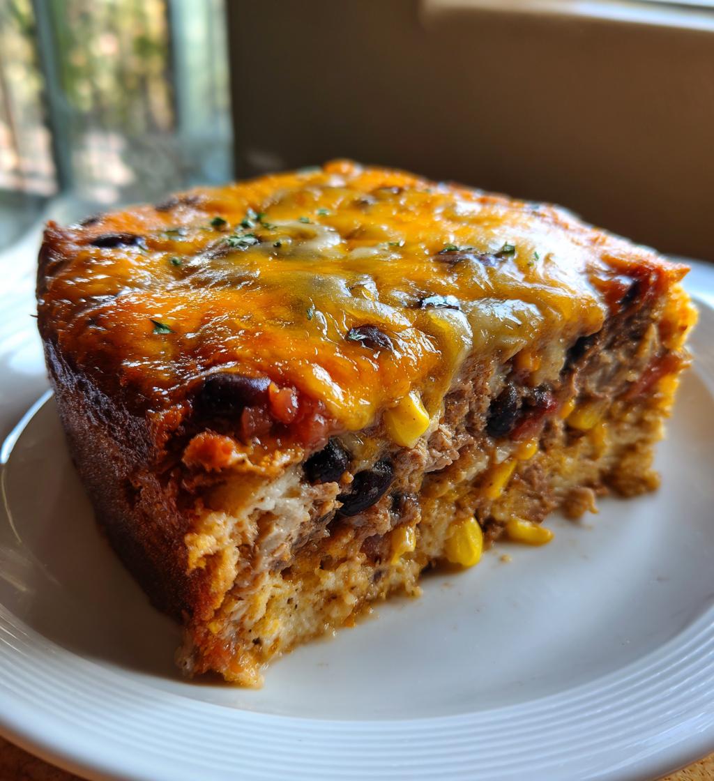 mexican cornbread casserole - detail 1