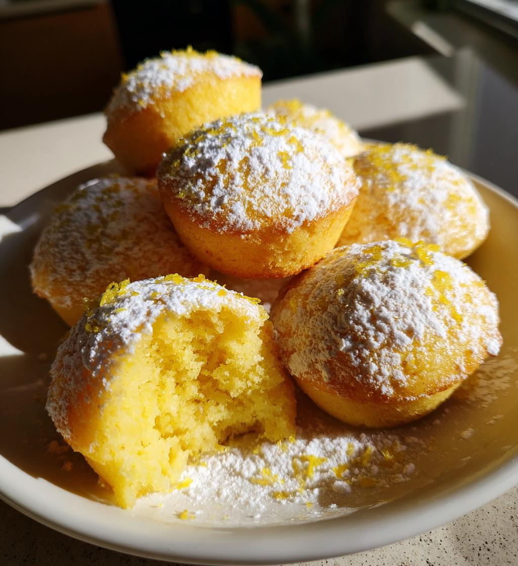 mini lemon drop cakes recipe