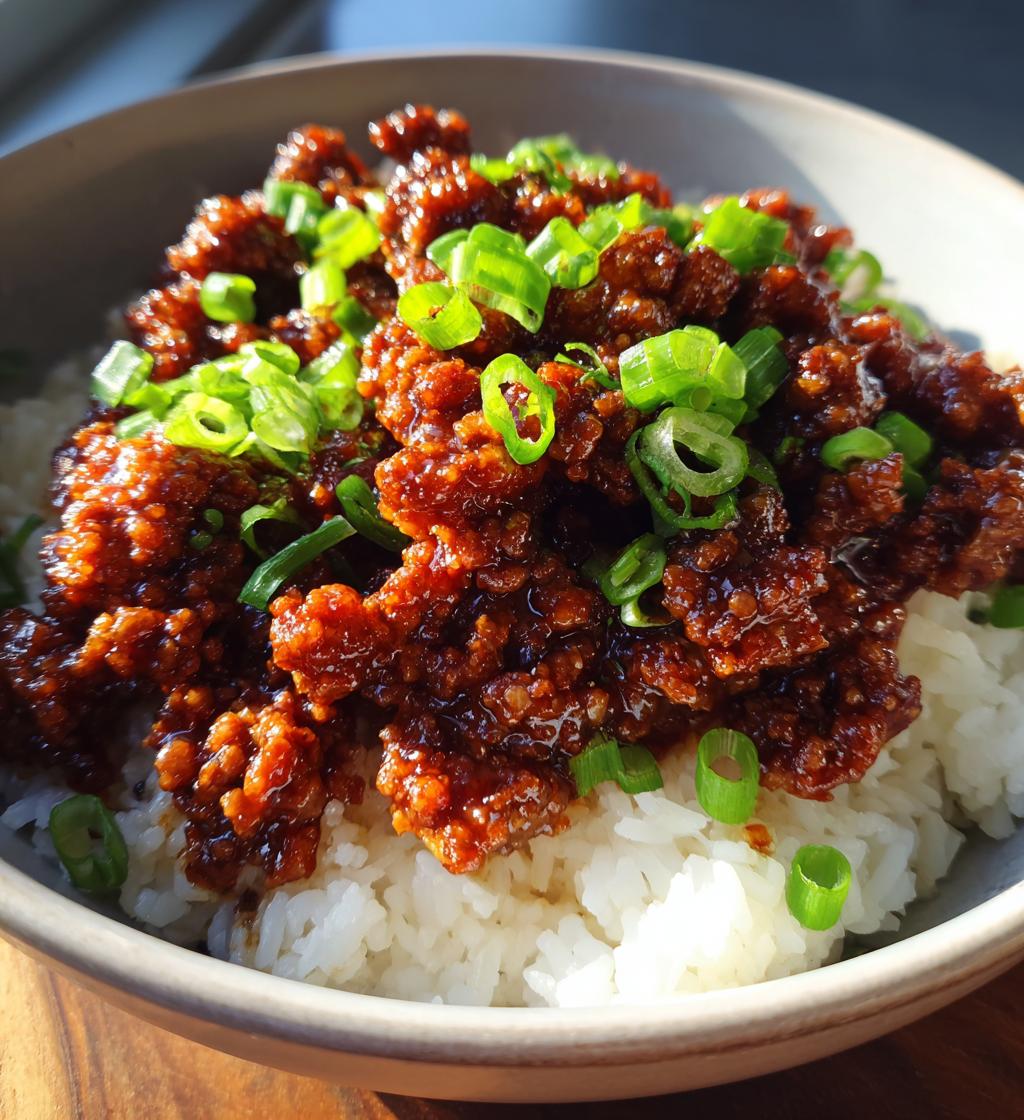 mongolian ground beef a flavorful and quick delight
