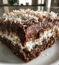 mounds poke cake