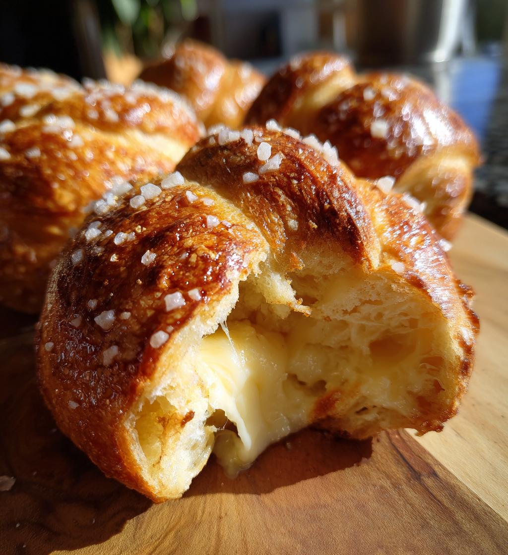 mozzarella stuffed soft pretzels 60 minutes