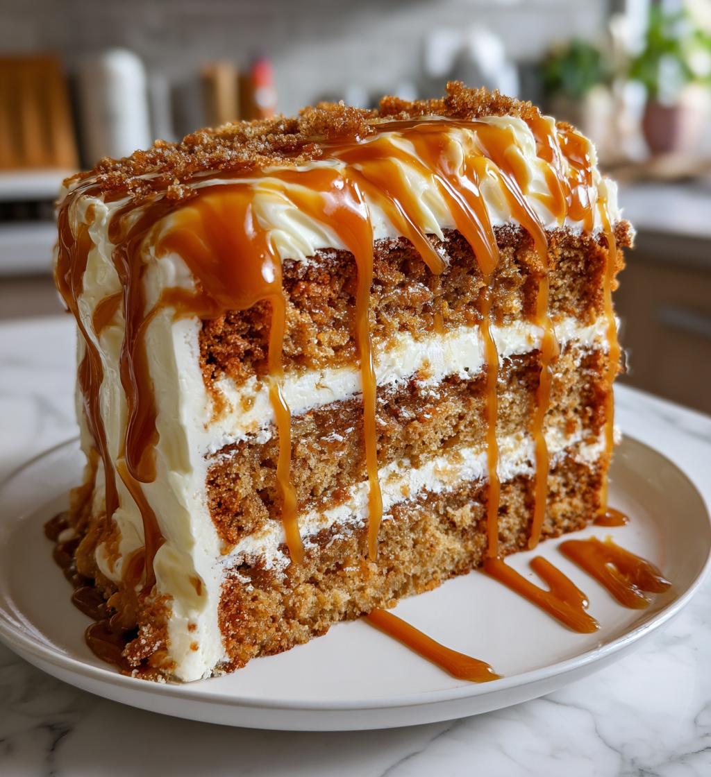 my twisted concoction of caramel spice cake - detail 1