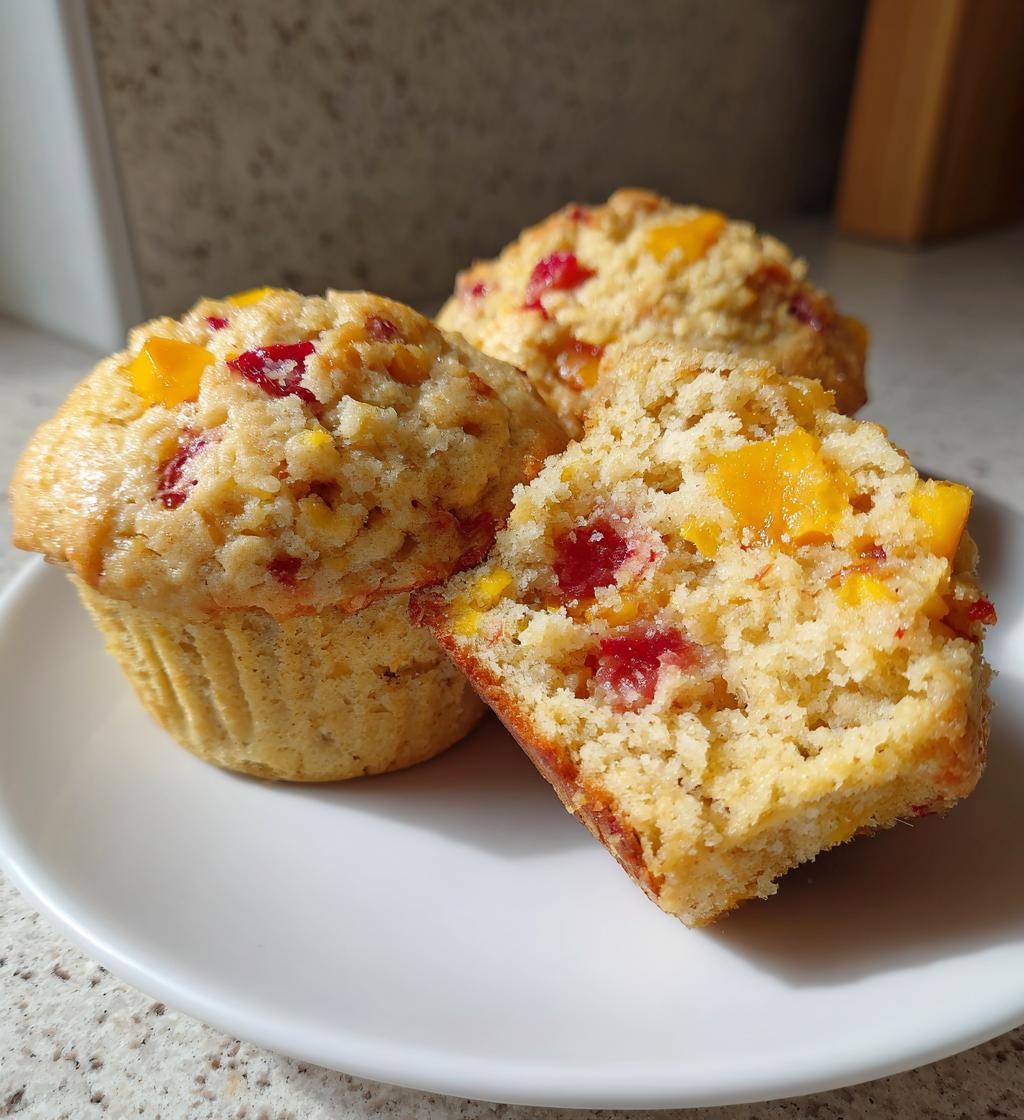 nectarine muffins