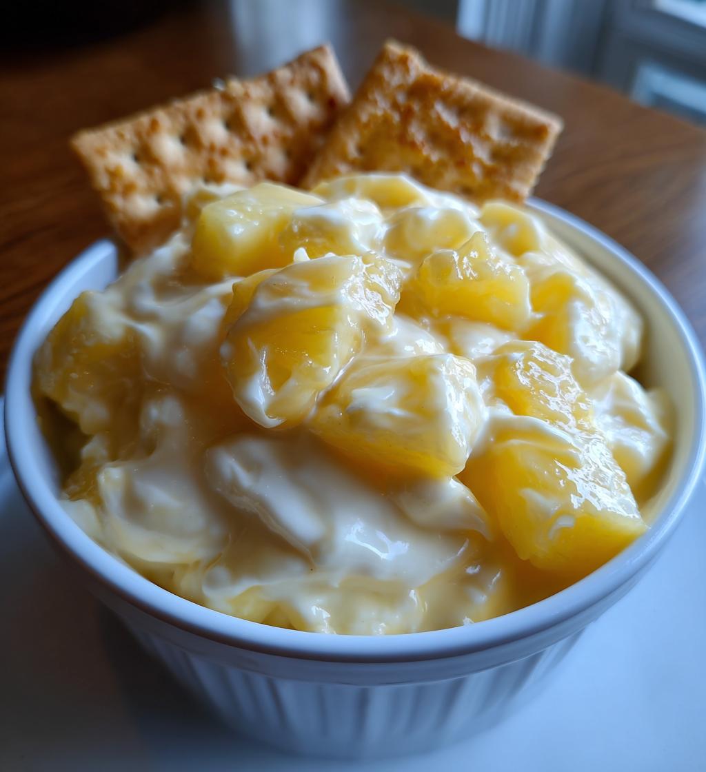 nilla wafer pineapple dip - detail 1