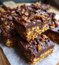 no bake chocolate oat bars