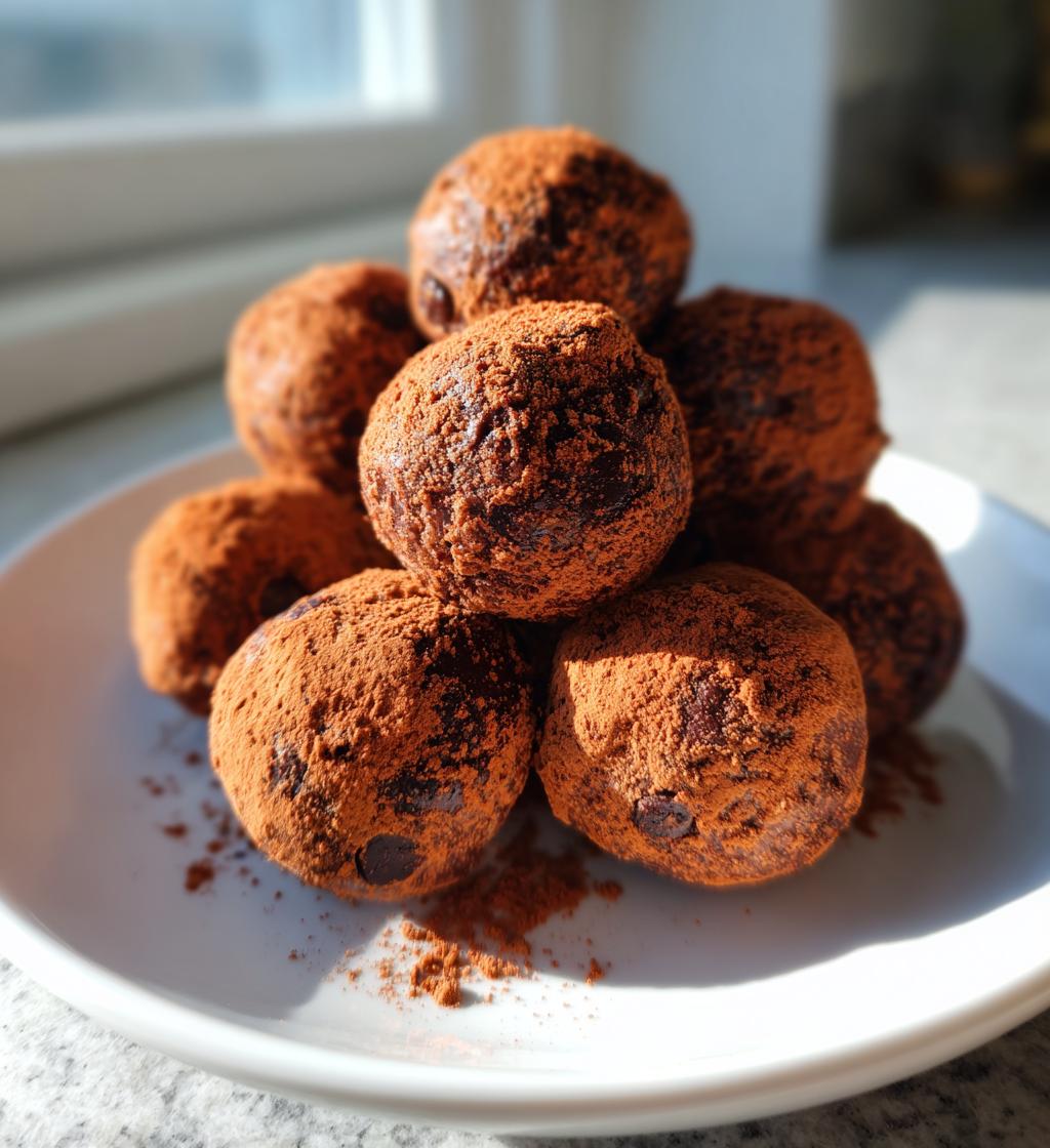 no bake cottage cheese brownie batter protein bites
