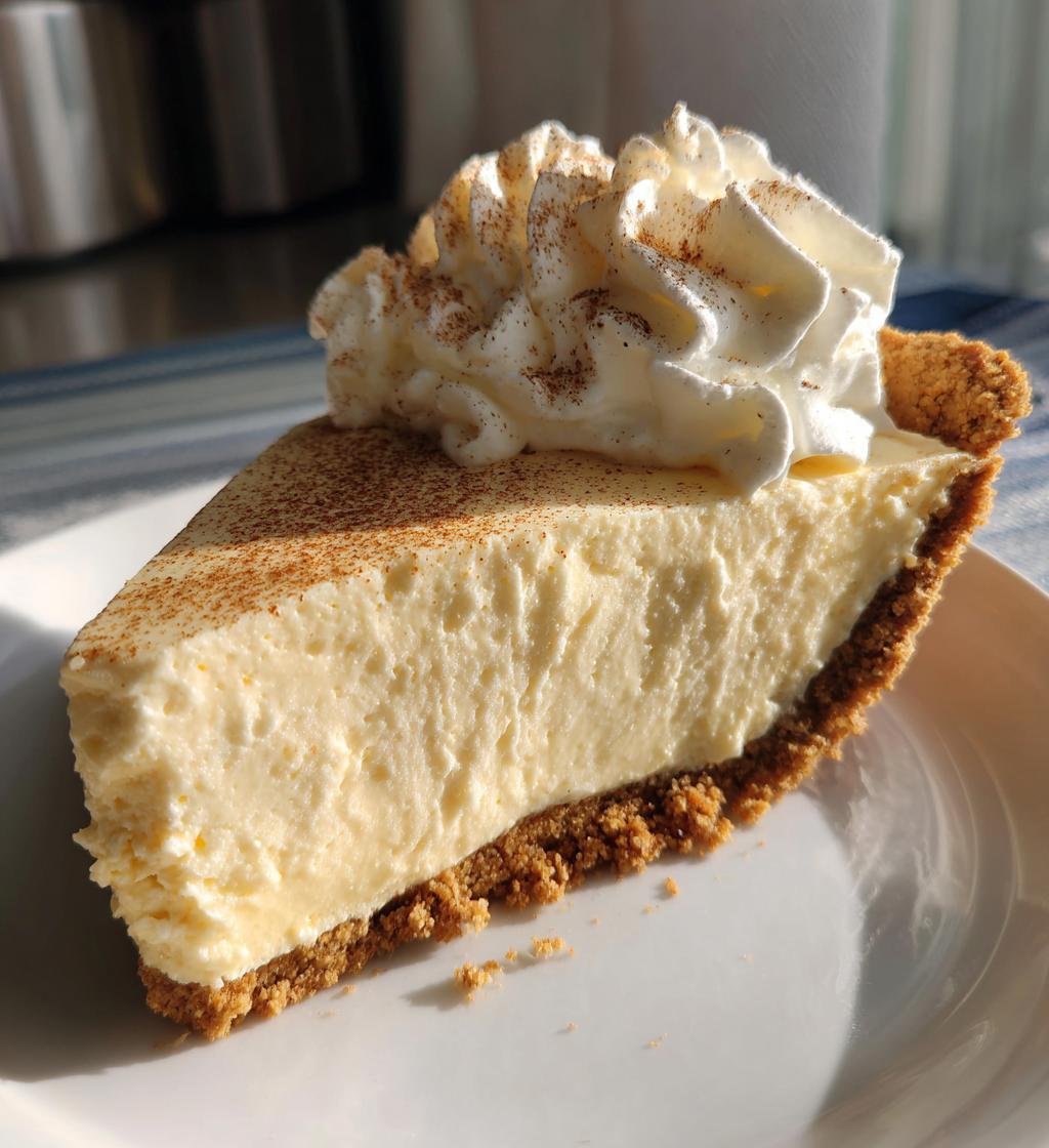 no bake eggnog pie