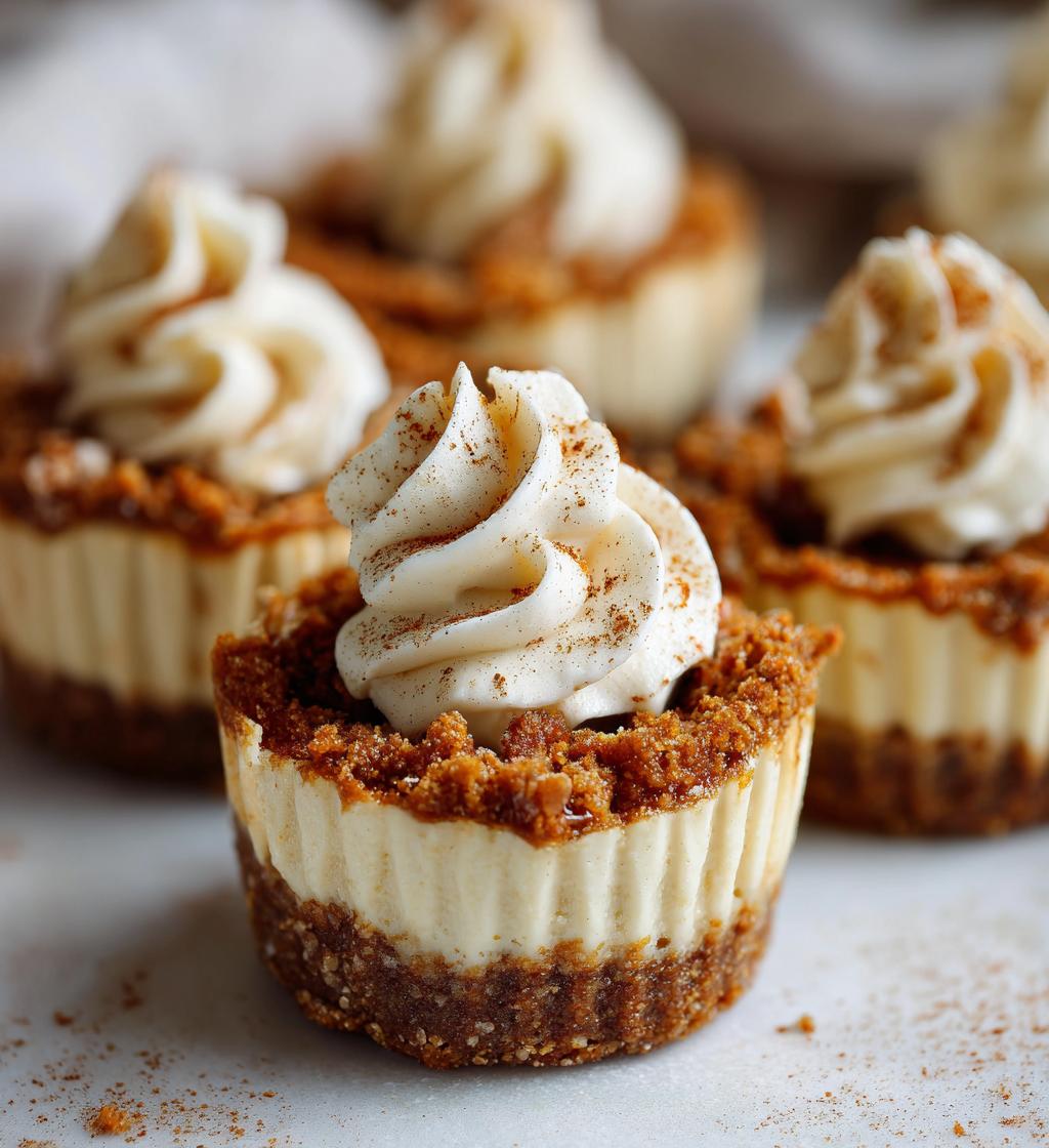 no bake gingerbread cheesecake cups