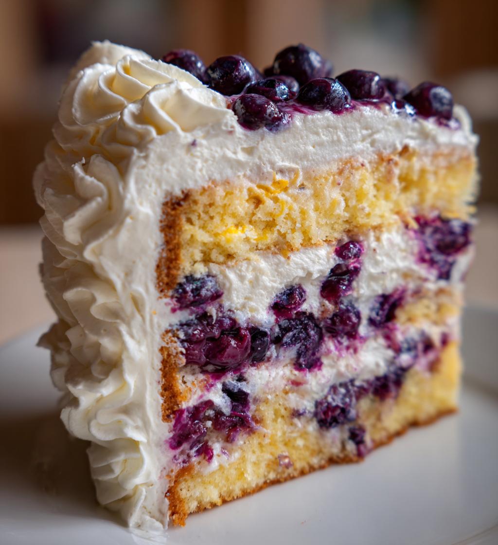 nova scotia blueberry cream cake