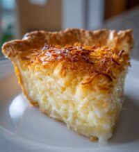 old fashion coconut pie