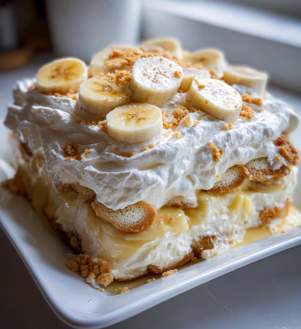 old fashioned banana pudding - detail 1