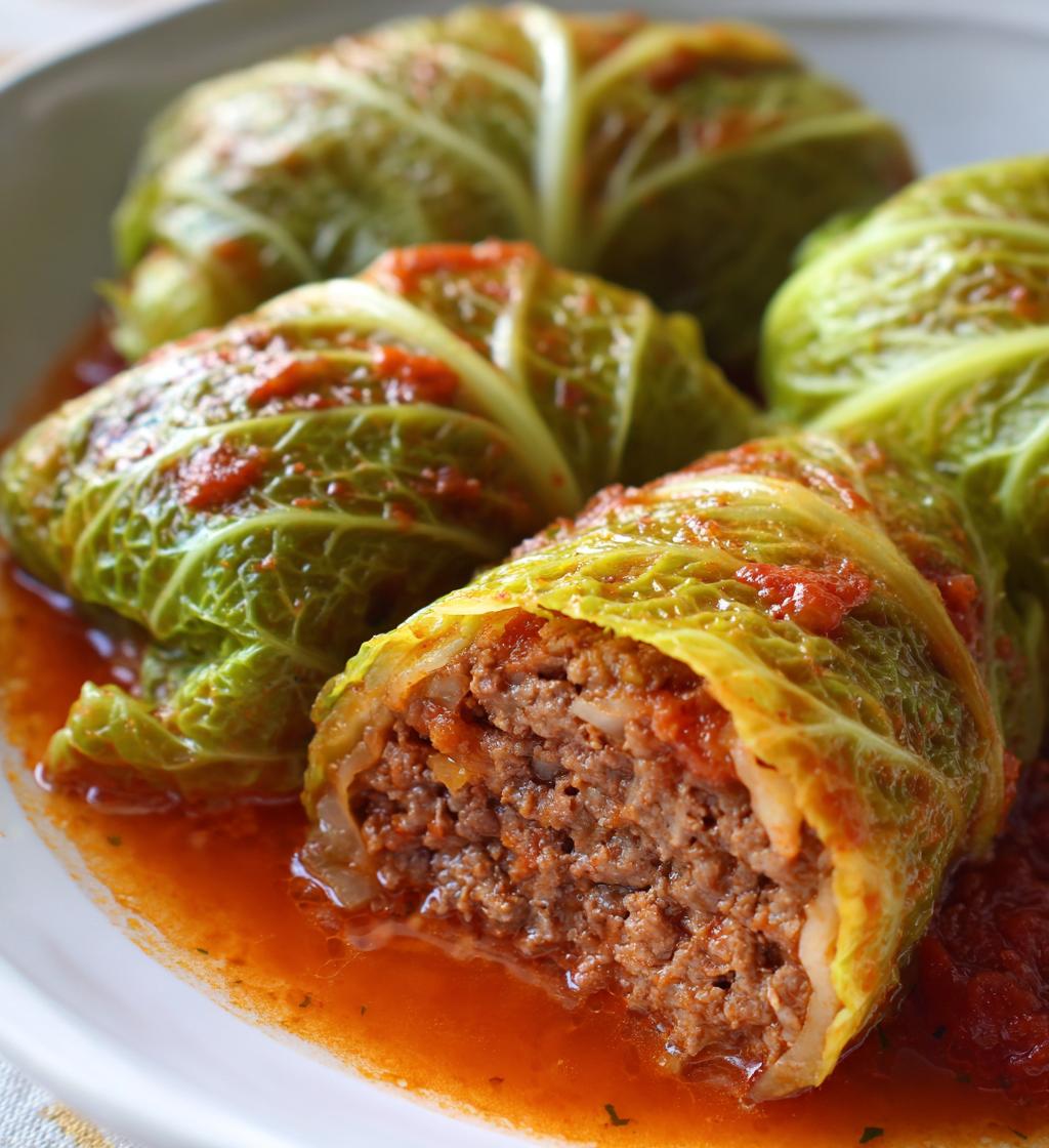 old fashioned stuffed cabbage rolls