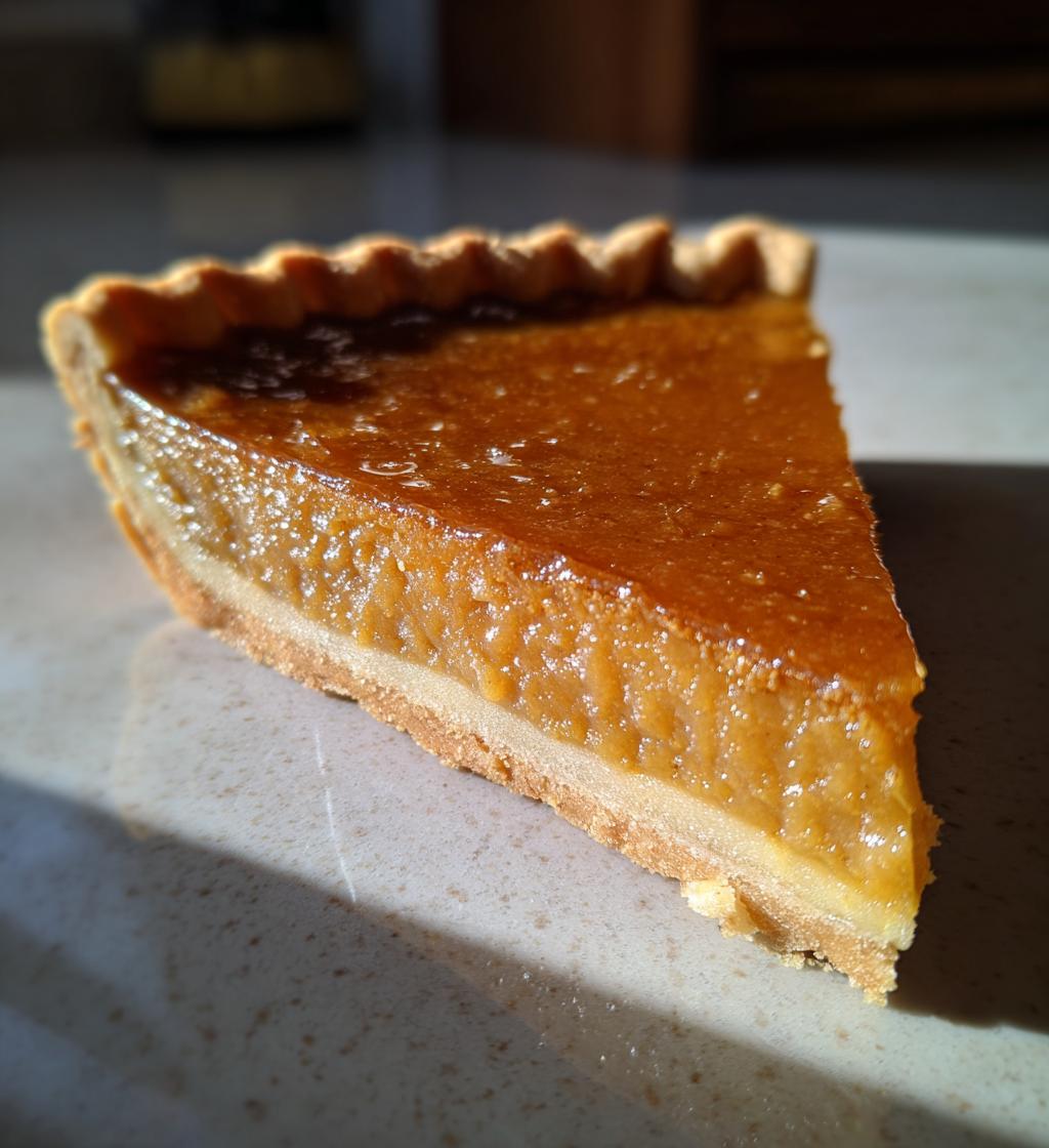 old school butterscotch tart