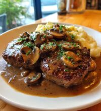 one of the very best salisbury steak a comforting classic