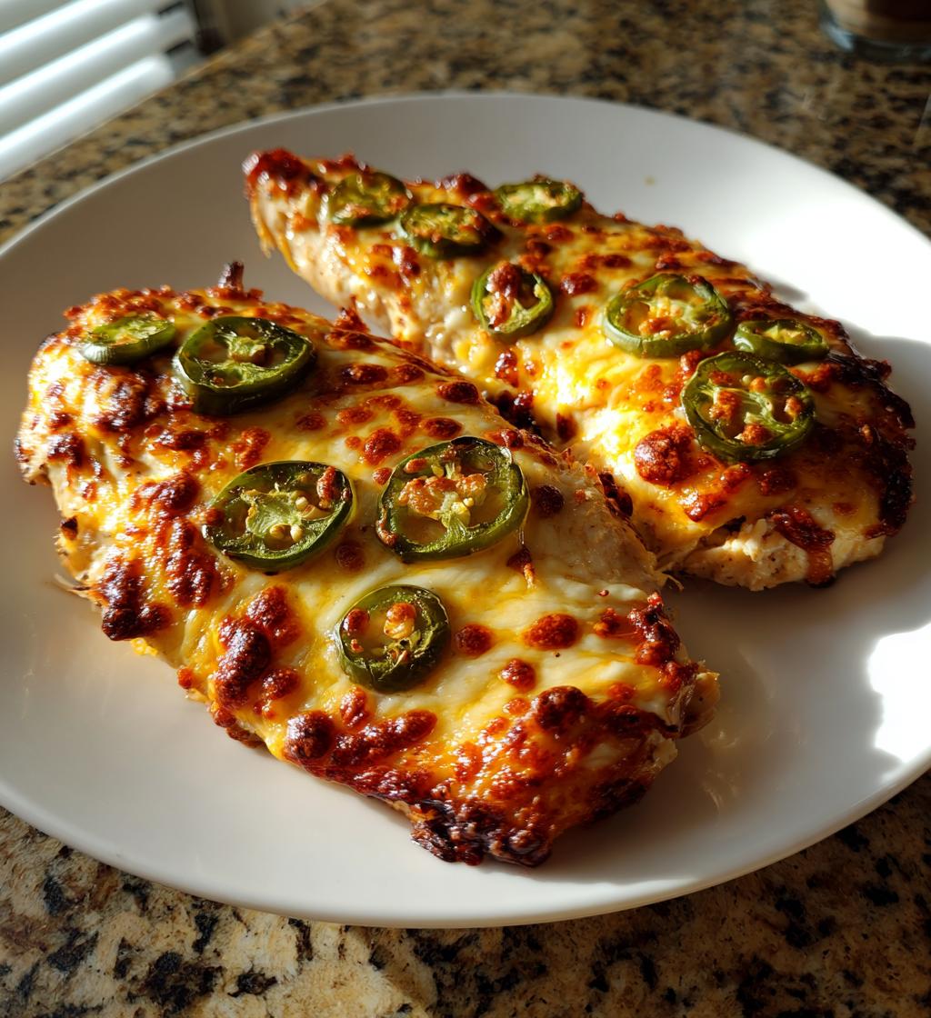 one pan cheesy jalapeno chicken