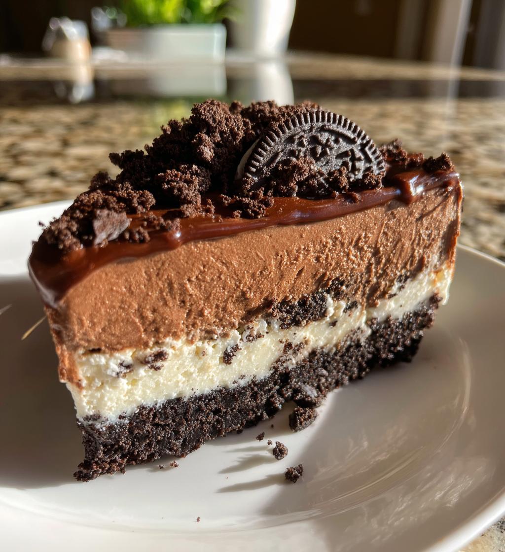 oreo layered dessert oreo delight with chocolate pudding - detail 1