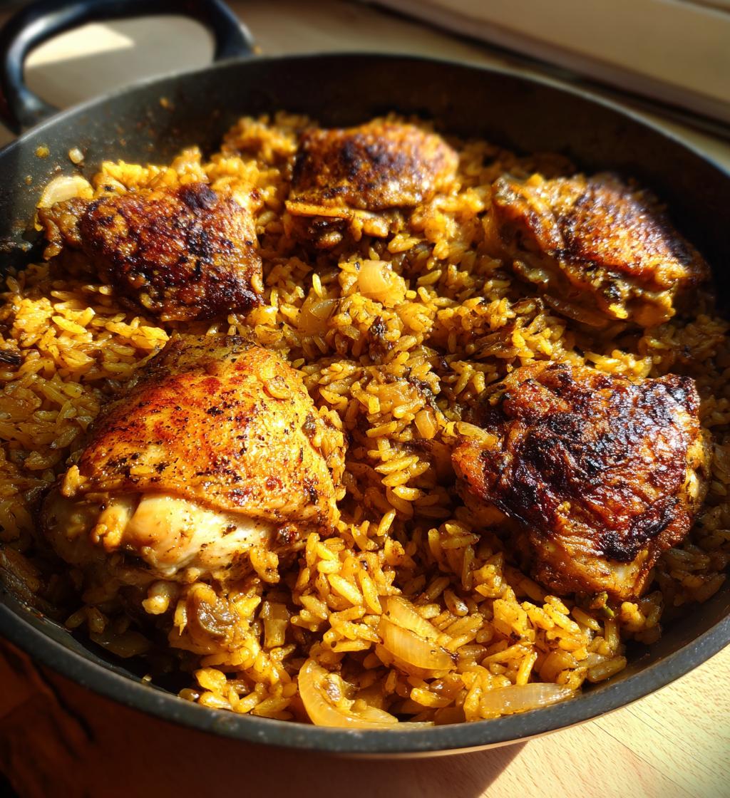 oven baked chicken and rice