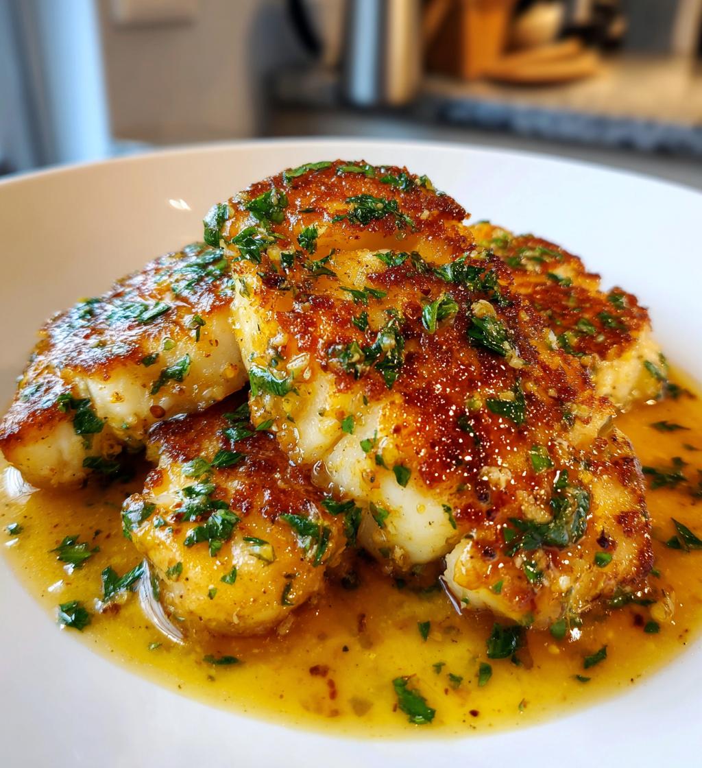 pan fried cod with lemon butter sauce